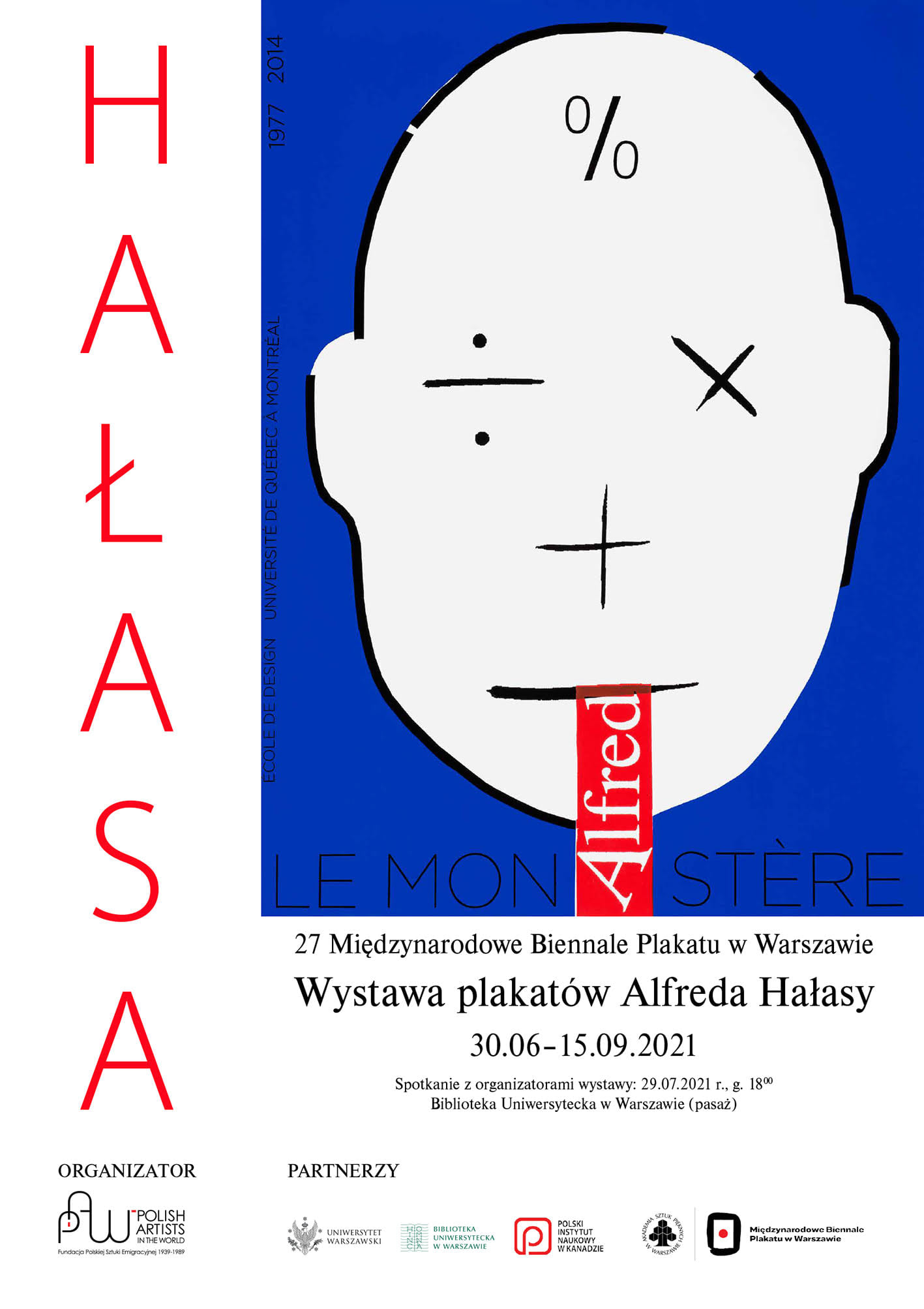 You are currently viewing Wystawa plakatów prof. Alfreda Hałasy